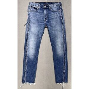 Levis Deconstructed 510 Jeans Mens 30x28 Blue Distressed‎ Stretch American Denim